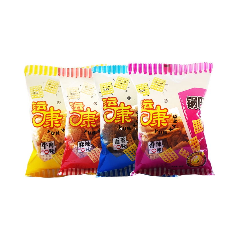 推荐商品：运康 锅巴 88g 袋装 麻辣味