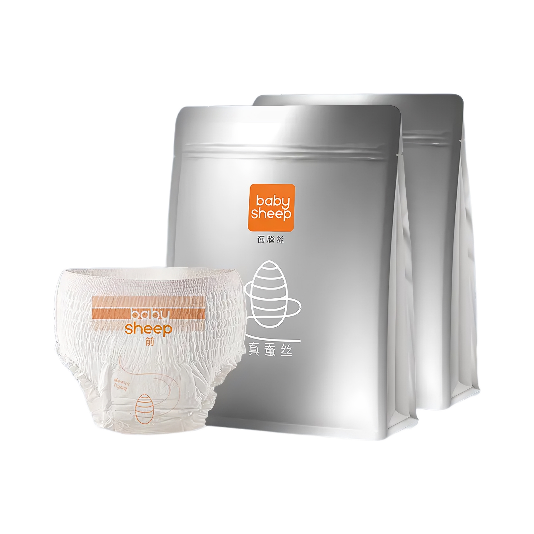 推荐商品：babysheep 桑蚕丝超薄裤型安睡裤夜用卫生巾