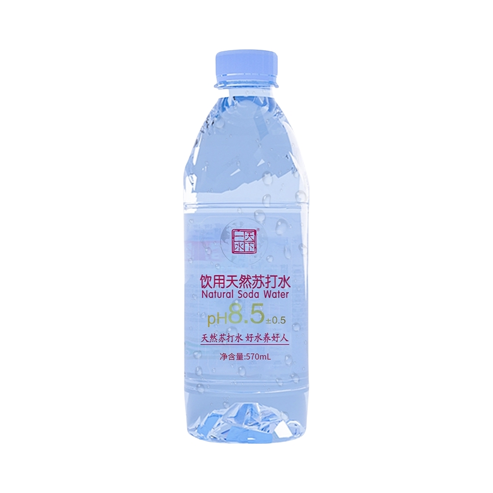 推荐商品：天下一水 饮用天然苏打水 瓶装 570ml 无糖无汽