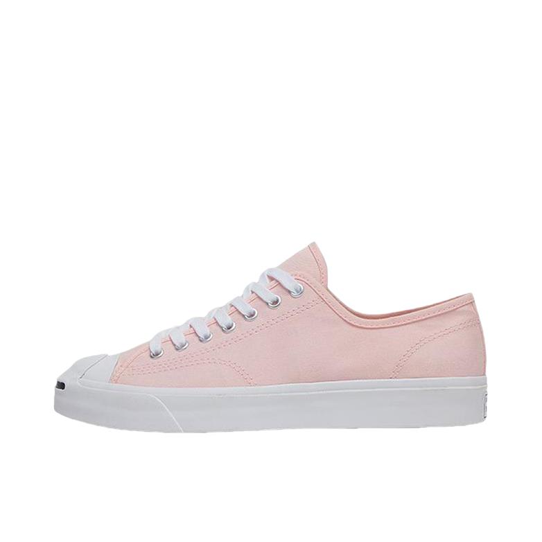 推荐商品：Converse/匡威 Jack Purcell 帆布鞋 圆头防滑耐磨减震轻便复古日常百搭 粉色/白色