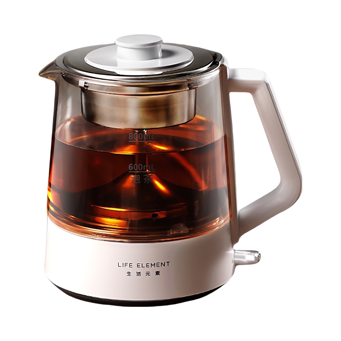 推荐商品：生活元素 0.8L 养生壶 喷淋蒸煮 两档控温 I72
