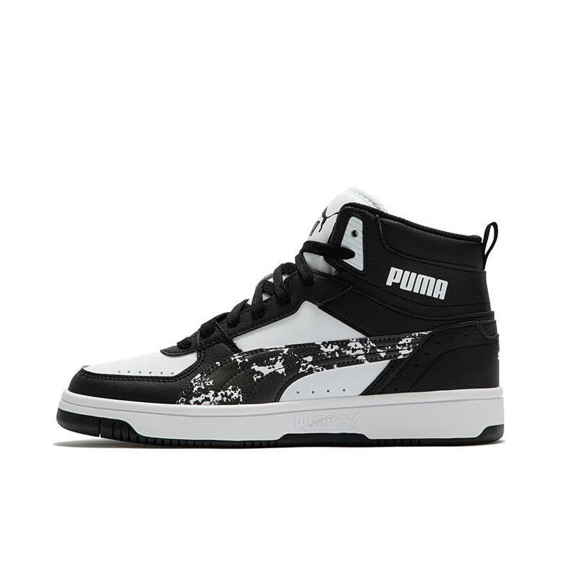 推荐商品：Puma/彪马 Rebound Joy 板鞋 防滑耐磨减震透气拼接复古百搭圆头贴合休闲运动篮球风 熊猫/黑色/白
