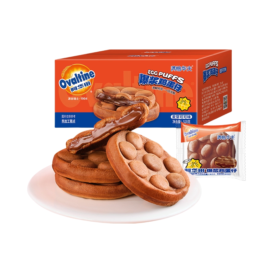 推荐商品：Ovaltine/阿华田 爆浆鸡蛋仔 盒装