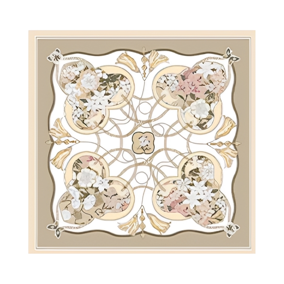 推荐商品：【母亲节礼物】上海故事 24SS桑蚕丝植物花卉印花丝巾 279039