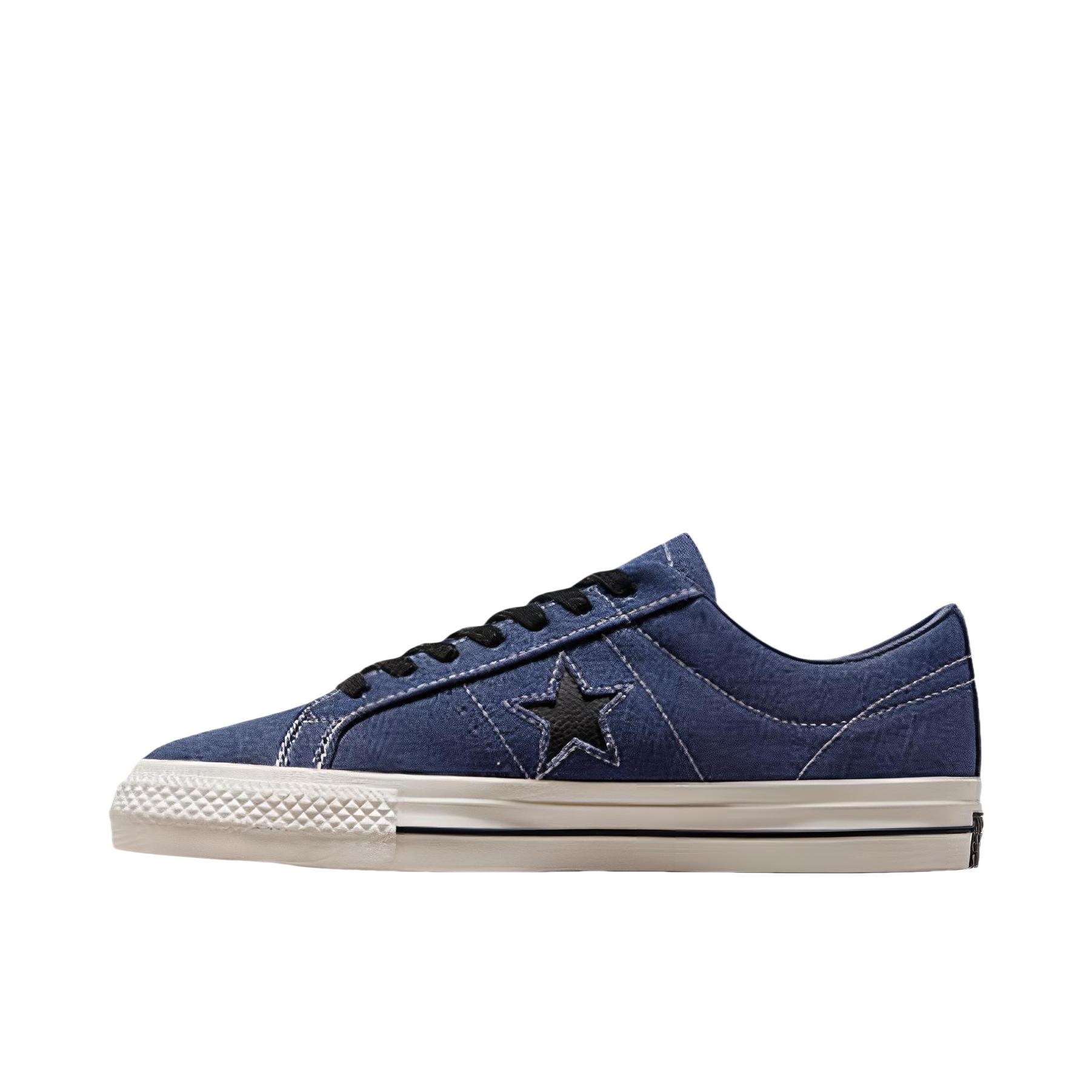 推荐商品：Converse/匡威 One Star Pro 翻毛皮 潮流复古 舒适 耐磨 防滑 板鞋 藏青色 