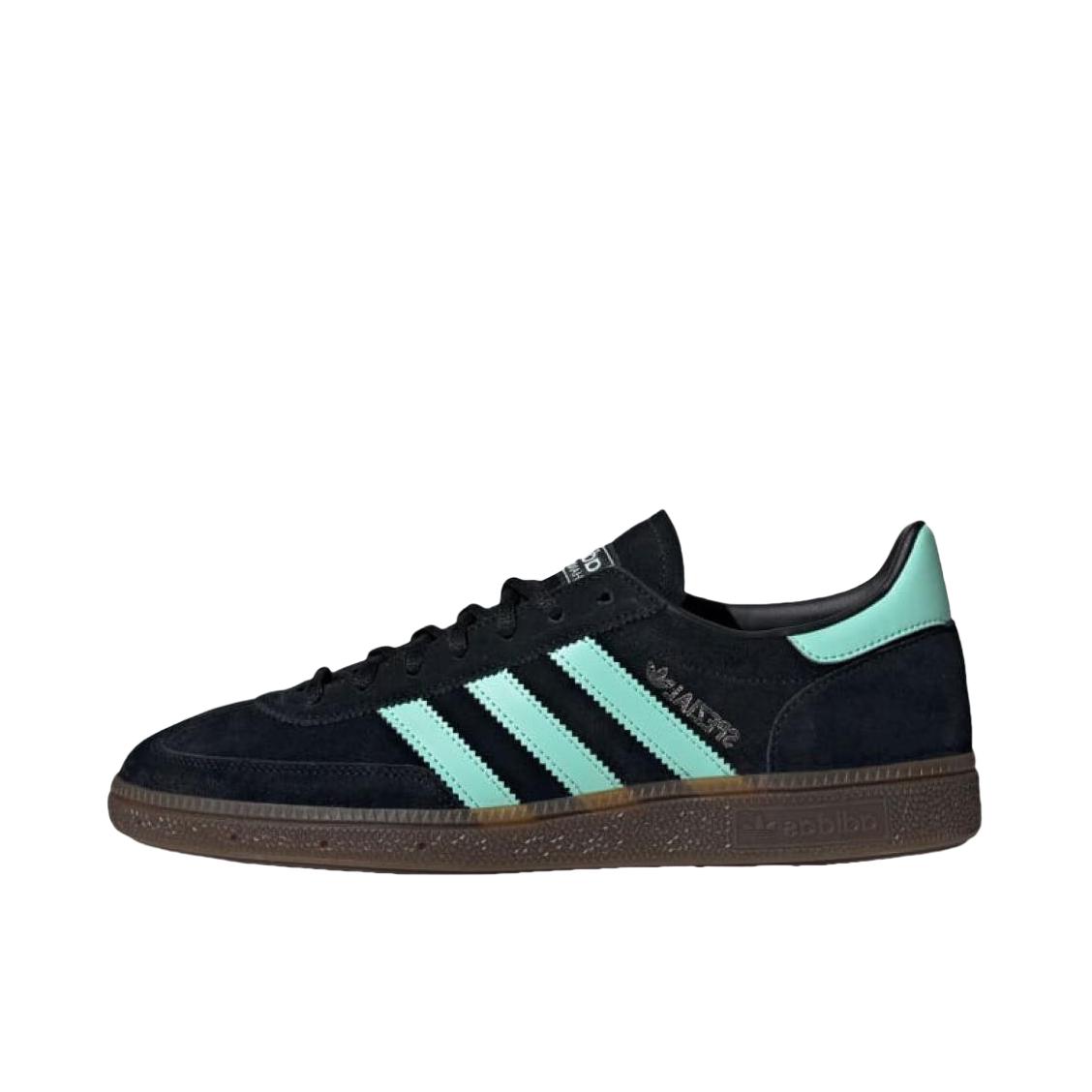 推荐商品：adidas Originals Handball Spezial 薄底鞋 T头鞋 德训鞋 板鞋 简约百搭复古轻便防滑耐磨贴合圆头耐穿 黑色/蓝色