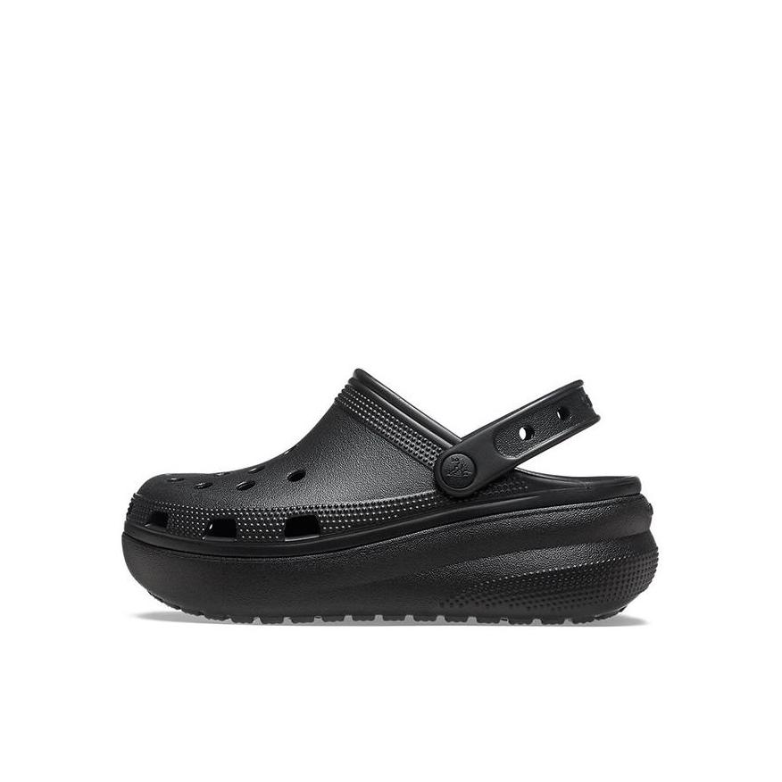 推荐商品：Crocs/卡骆驰 Classic Cutie Clog 经典萌萌 防滑耐磨 软萌 厚底 舒适 包头沙滩 回弹 运动 洞洞鞋 凉鞋儿童 小童/黑色
