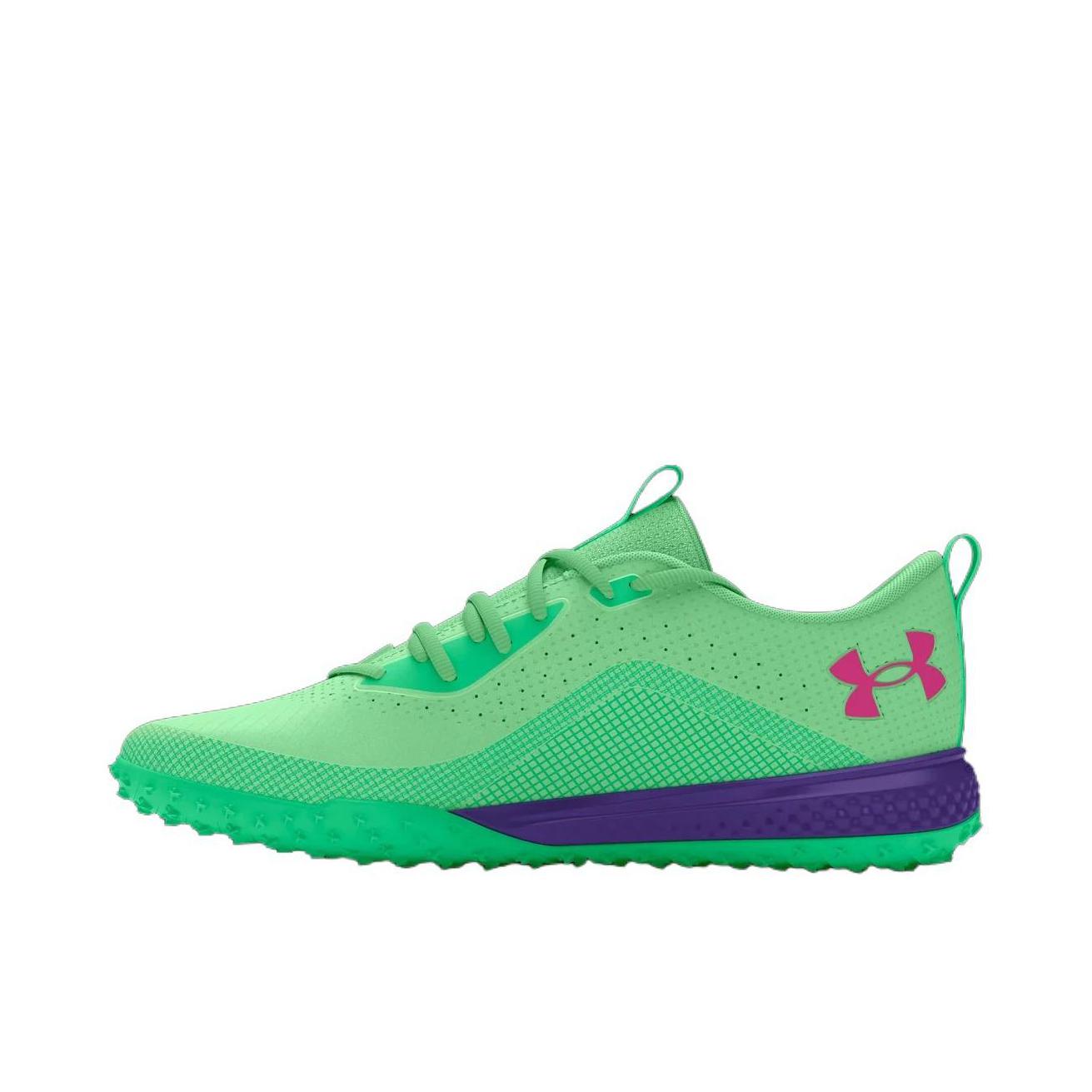 推荐商品：Under Armour/安德玛 Shadow 2 Turf 耐磨 运动 足球鞋 3027237 绿色/紫色