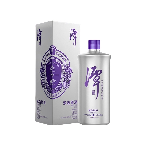 推荐商品：年份潭酒 紫盖银潭 2023版 白酒 53度 纯粮