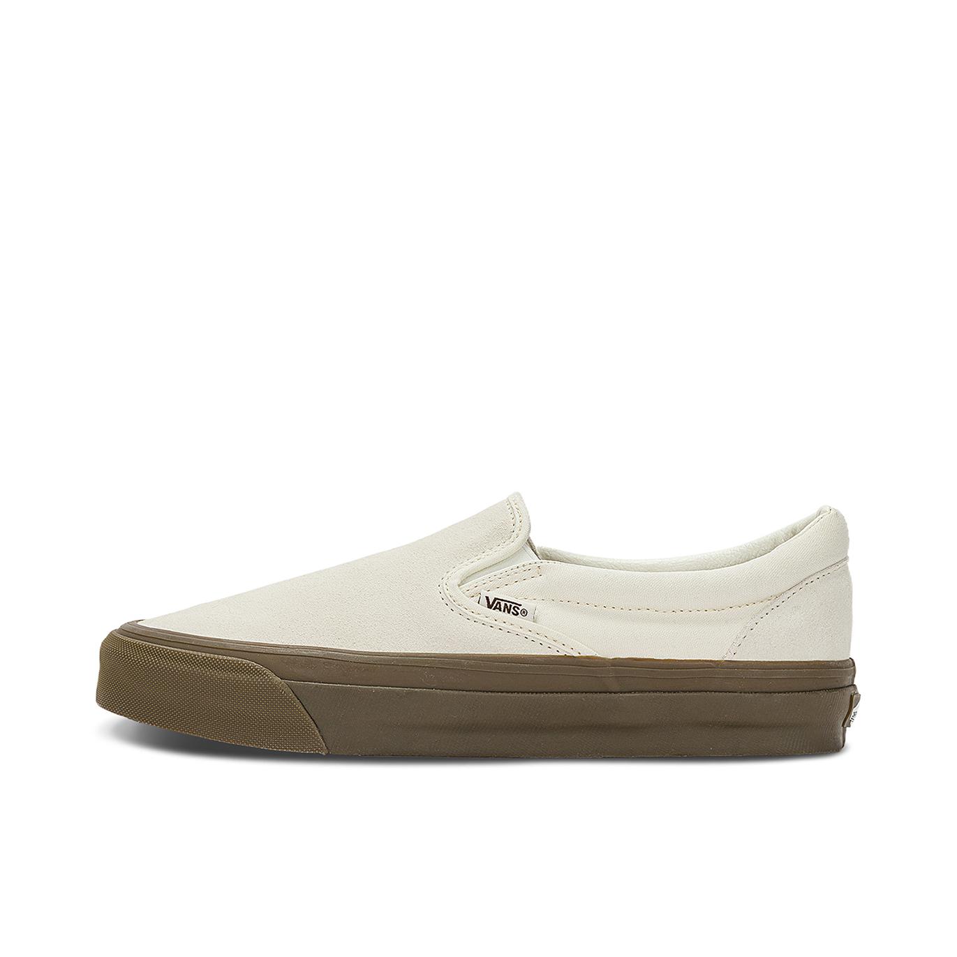 推荐商品：Vans/范斯 Classic Slip-on 防滑 简约 棋盘格 一脚蹬 百搭 休闲 帆布鞋 女款/白色/棕色