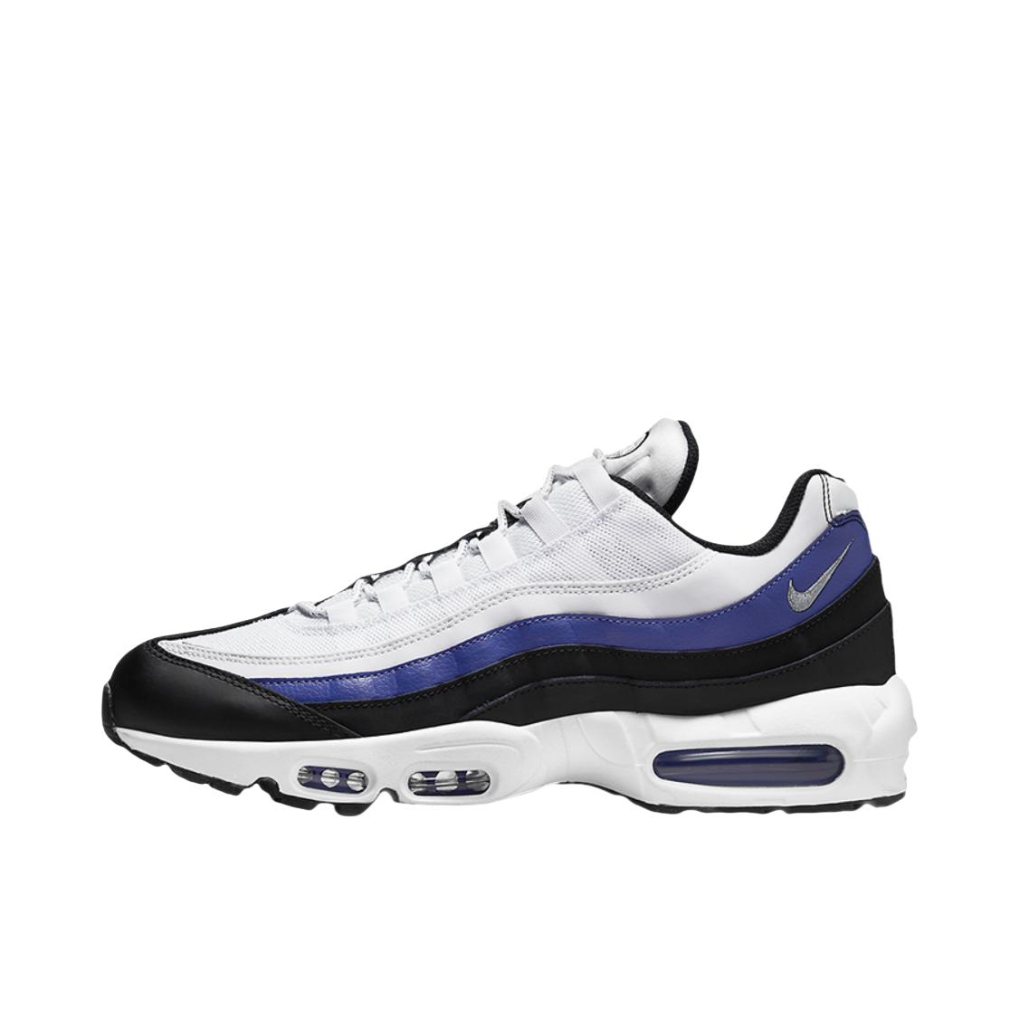 推荐商品：Nike Air Max 95 跑鞋 潮流时尚复古百搭防滑耐磨舒适透气防水气垫织物支撑低帮缓震贴合耐用圆头 波斯紫
