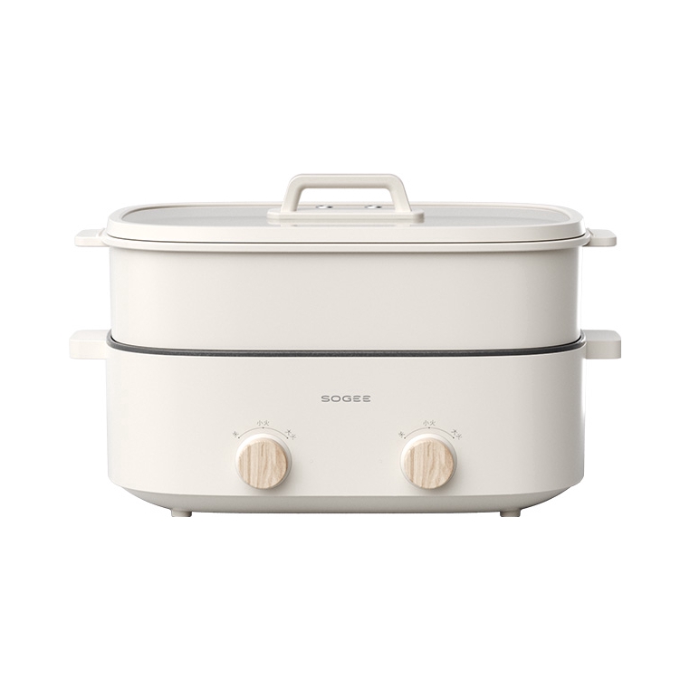 推荐商品：SOGEE/小质 6L 电火锅 大容量 独立控温 分区调温 DH03