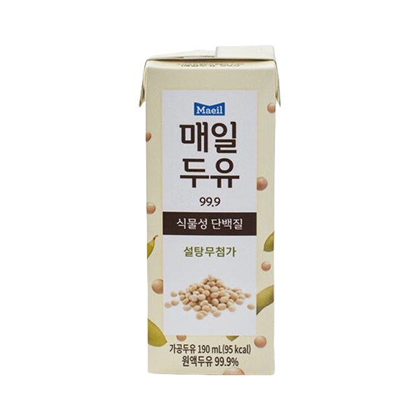 推荐商品：Maeil/每日 无乳糖植物奶 190ml 盒装 原味