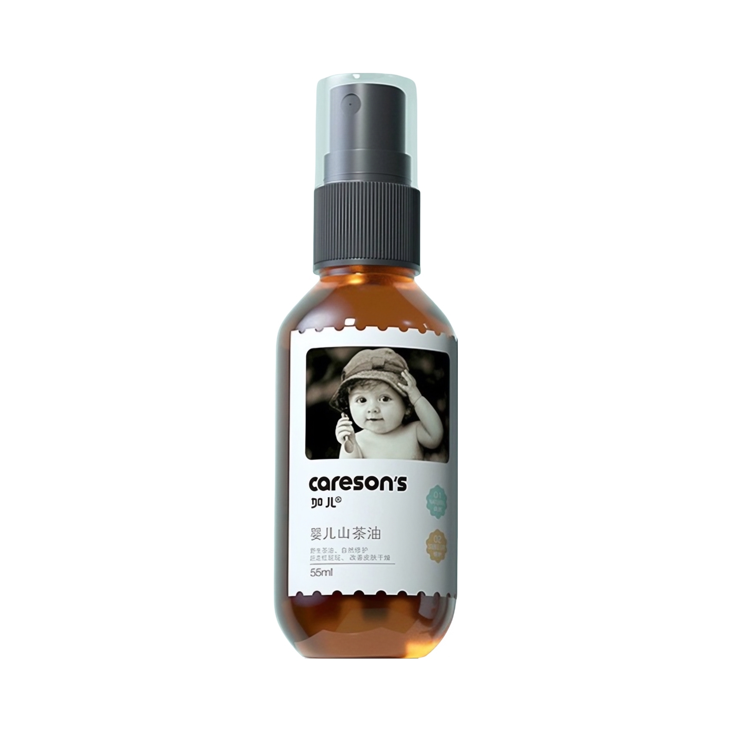 推荐商品：加儿/careson's 婴儿护肤山茶油宝宝按摩油新生儿精油去头垢抚触润肤油