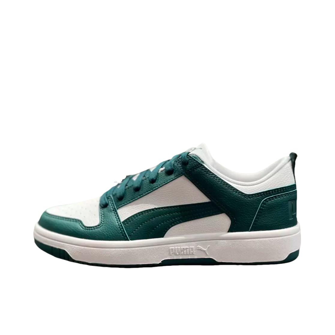 推荐商品：Puma/彪马 Rebound LayUp 小白鞋 板鞋 休闲百搭复古防滑耐磨轻松舒适透气防水运动 绿色/白色