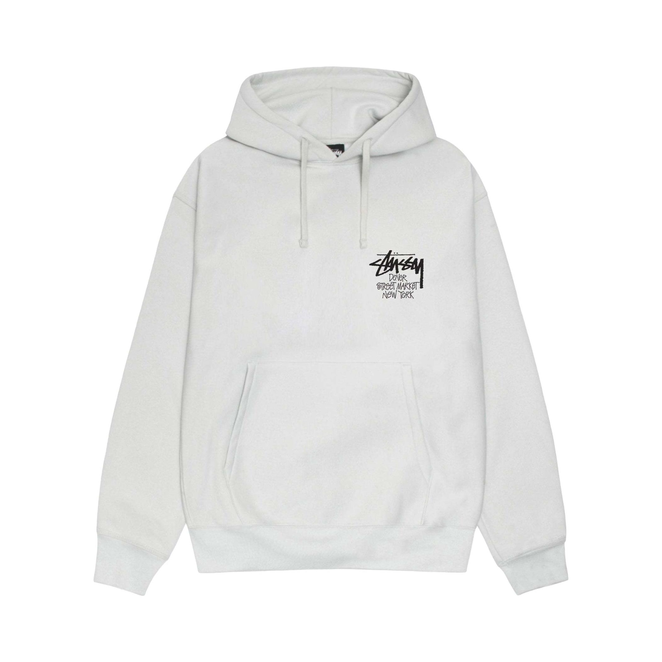 Stussy 美式背后印花Logo拉链连帽长袖加绒套头卫衣 3923739