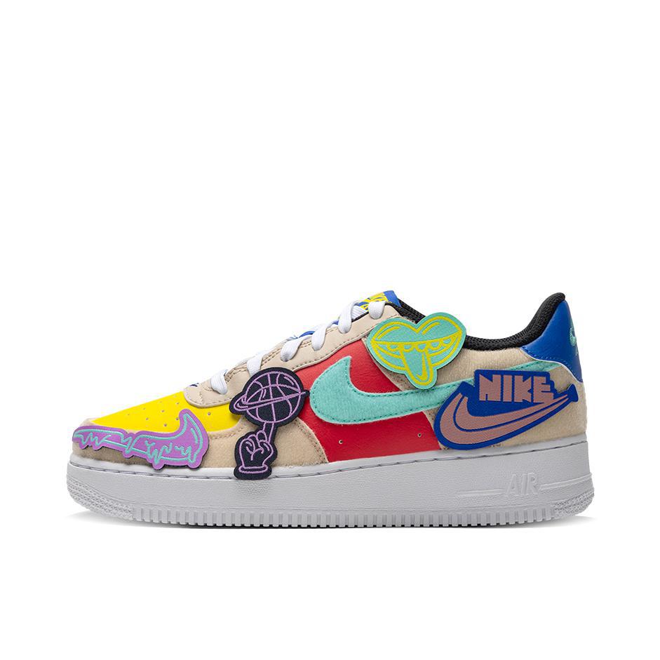 推荐商品：Nike Air Force 1 空军一号 板鞋 轻便舒适百搭耐磨防滑复古 GS/红色/蓝色/黄色