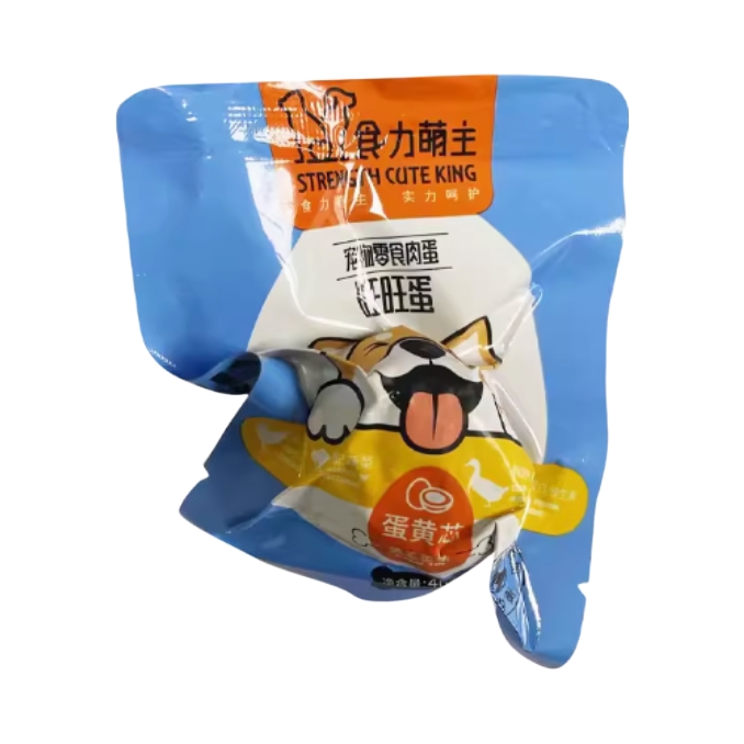 推荐商品：食力萌主 蛋黄芯口味旺旺蛋狗狗零食保护视力亮泽毛发
