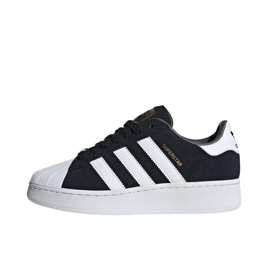 推荐商品：adidas Originals Superstar XLG 板鞋 贝壳头厚底增高舒适减震防滑耐磨轻便透气百搭时尚织物 低帮/黑色/白色