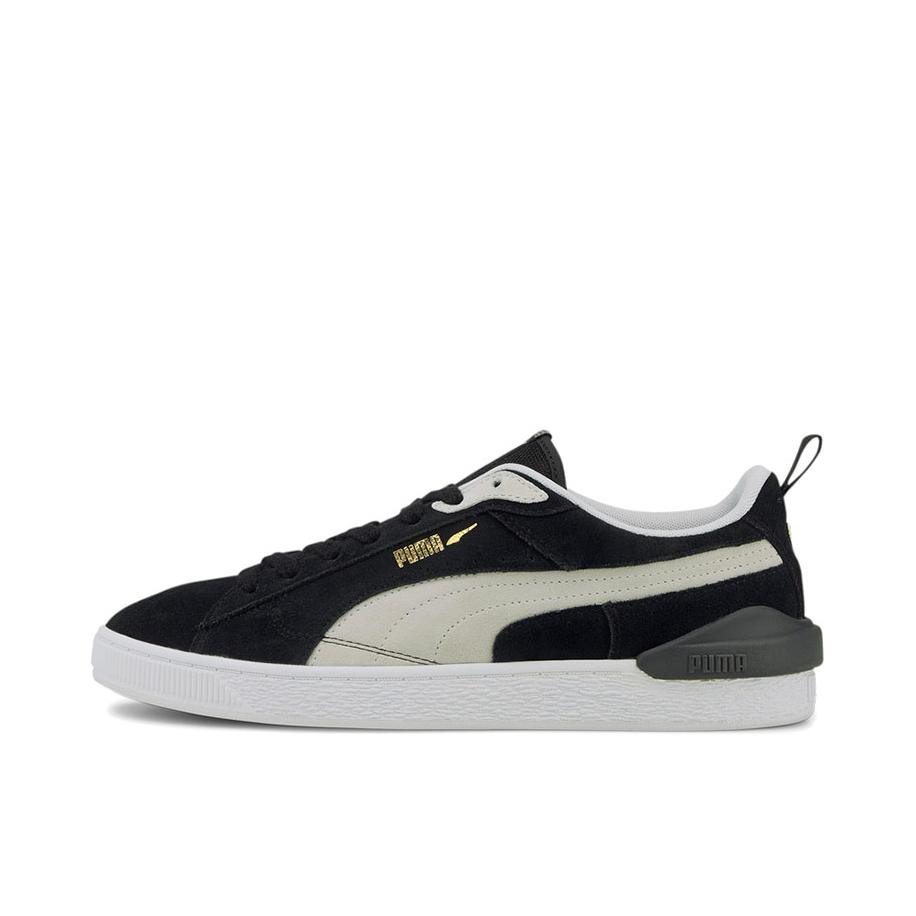 推荐商品：Puma/彪马 Suede Bloc 板鞋 经典百搭复古舒适透气防滑耐磨减震 黑色/米白