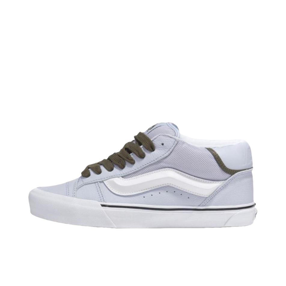 推荐商品：Vans/范斯 Knu Mid 织物 高街风 抗冲击性 轻便减震 复古 帆布鞋 蓝色