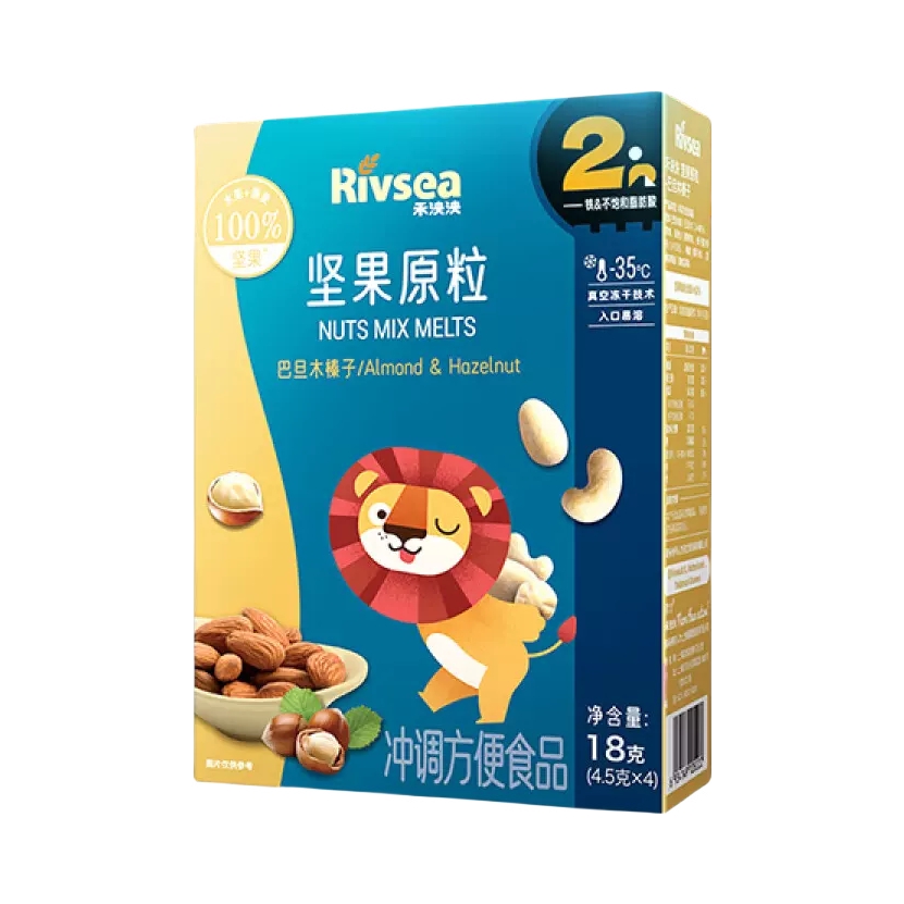 推荐商品：禾泱泱/Rivsea 2阶坚果原粒无添加白砂糖入口易溶