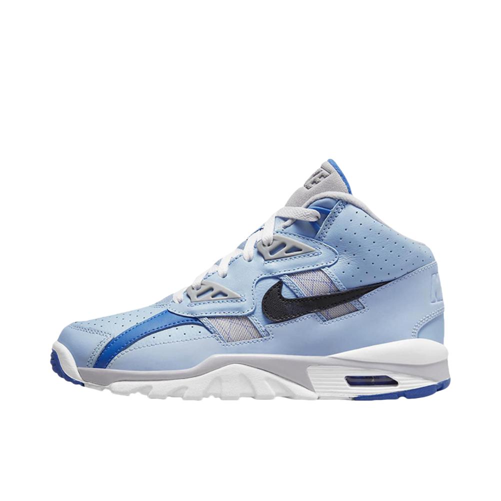 推荐商品：Nike Air Trainer SC 复古 防滑耐磨 减震 包裹性 合成革 运动 训练鞋 GS/蓝色/灰色 