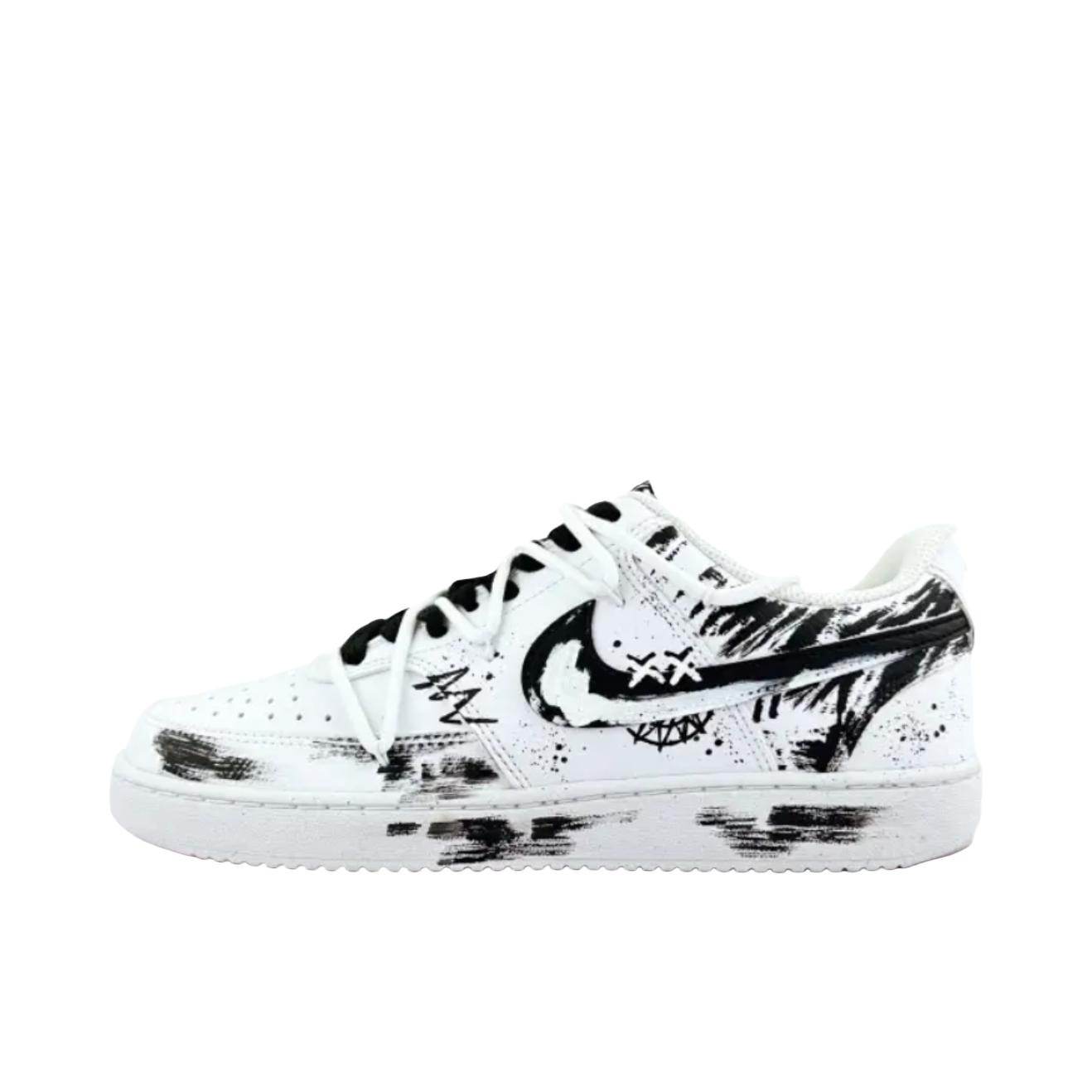 推荐商品：【定制球鞋】 Nike Court Vision 1 板鞋 防水美式简约防滑减震复古 废墟因子