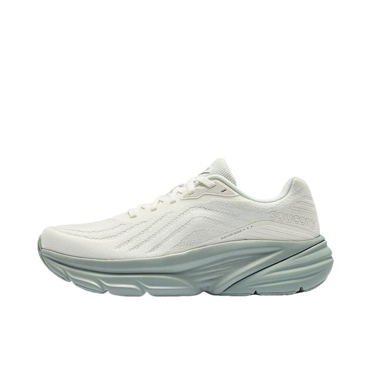 推荐商品：Saucony/索康尼  GUARD 卫士  缓震回弹 防滑耐磨 通勤 舒适透气 织物 百搭  跑鞋 白色