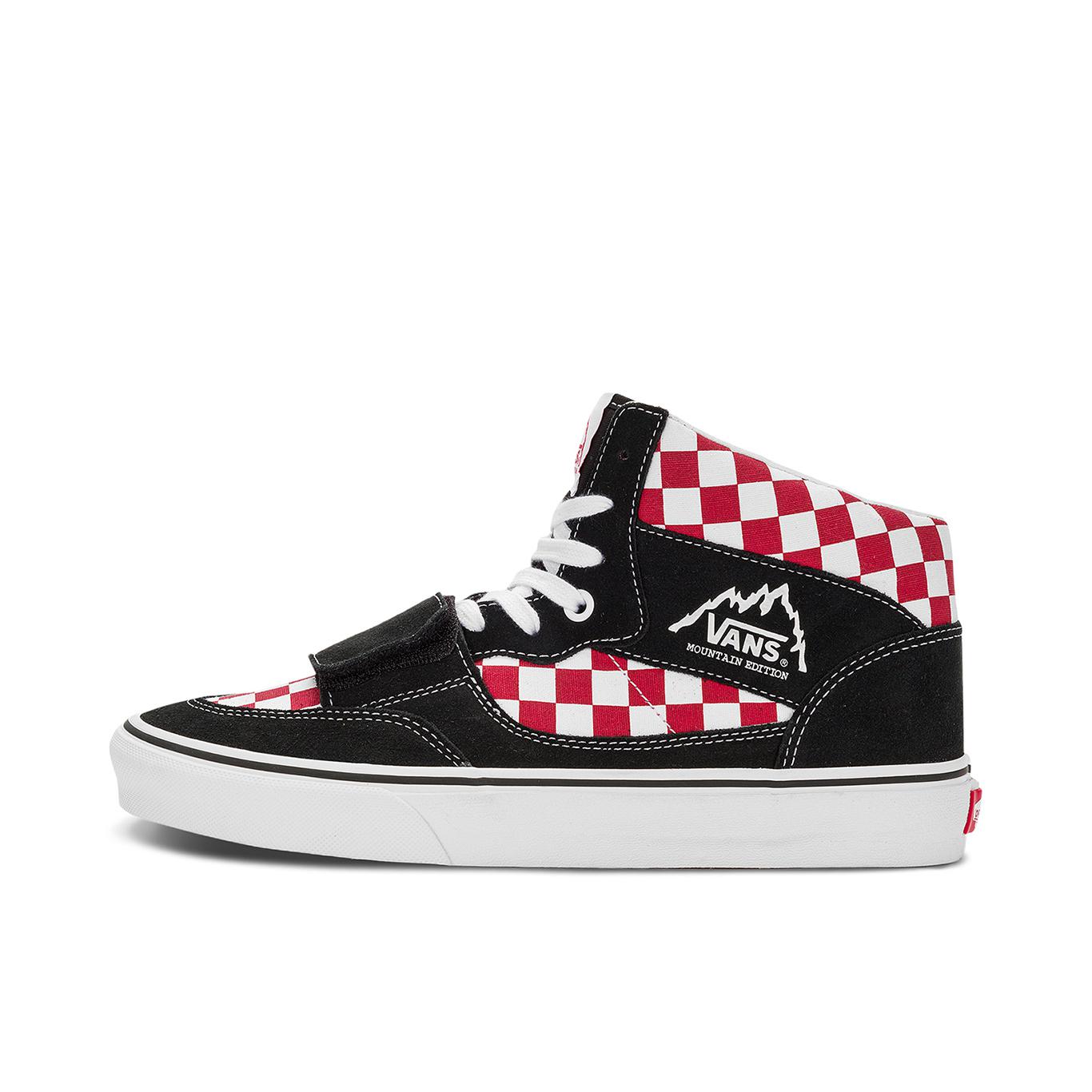推荐商品：Vans/范斯 Mountain Edition 棋盘格 防滑耐磨 轻便 潮流百搭 板鞋 Checkerboard/Black/Red 黑红棋盘