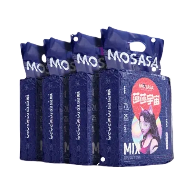 推荐商品：MOSASA/莎莎宇宙 原味豆腐膨润土混合猫砂除臭无尘