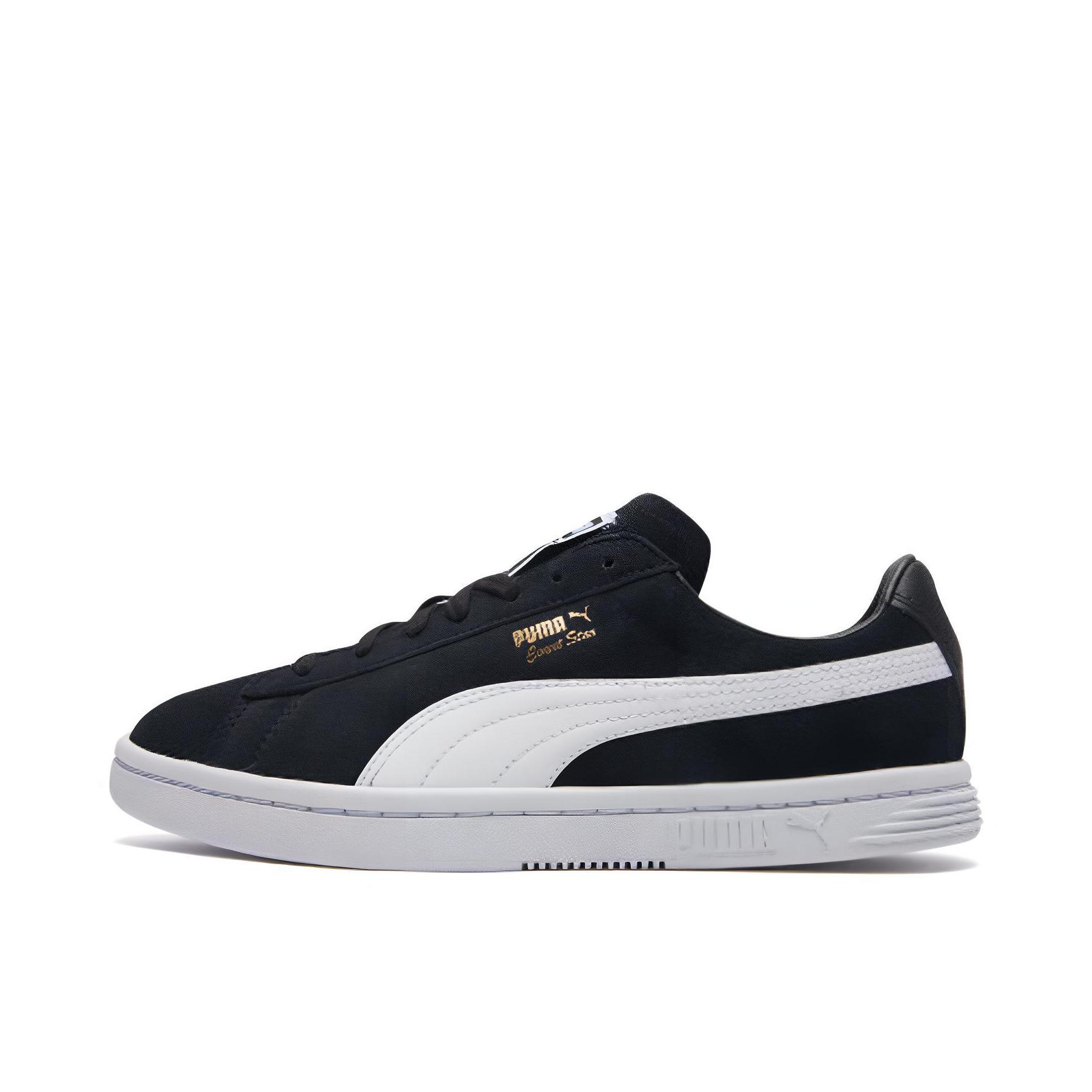 推荐商品：Puma/彪马 Court Star 板鞋 防滑耐磨时尚复古舒适轻便透气运动百搭 White/Black 黑白/金标