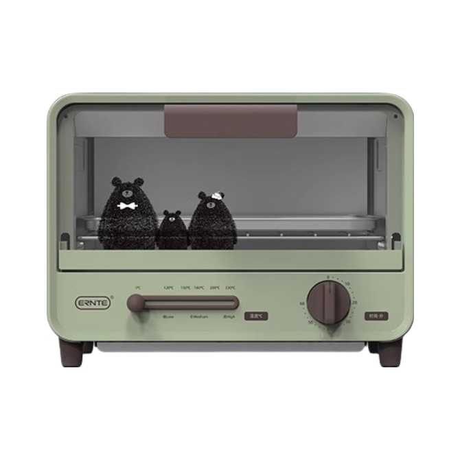 推荐商品：ERNTE/昂特 6L 电烤箱 多功能 家用小型 极速加热 精准定时 ETS-2101-OG
