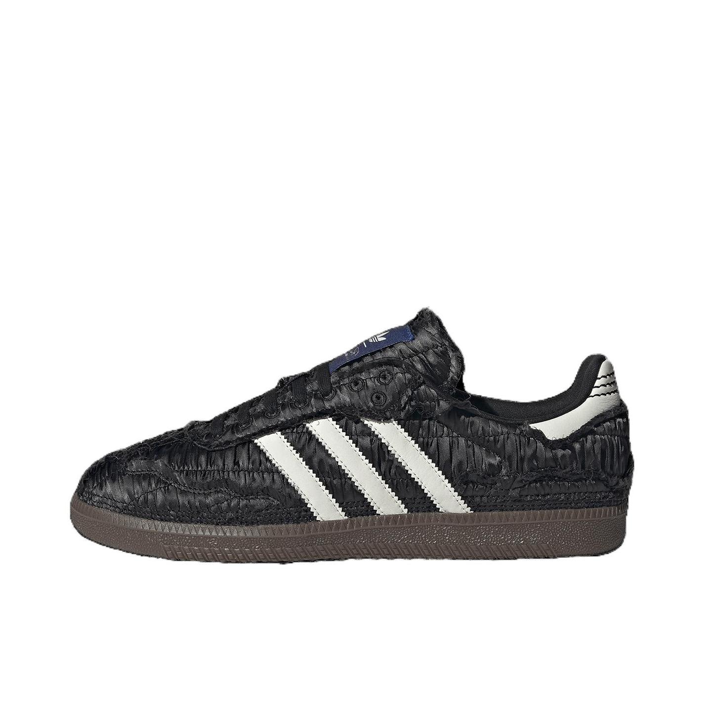 推荐商品：adidas Originals Samba OG T头鞋 板鞋 经典复古舒适百搭耐磨合成革圆头薄底贴合 Caroline联名/黑色