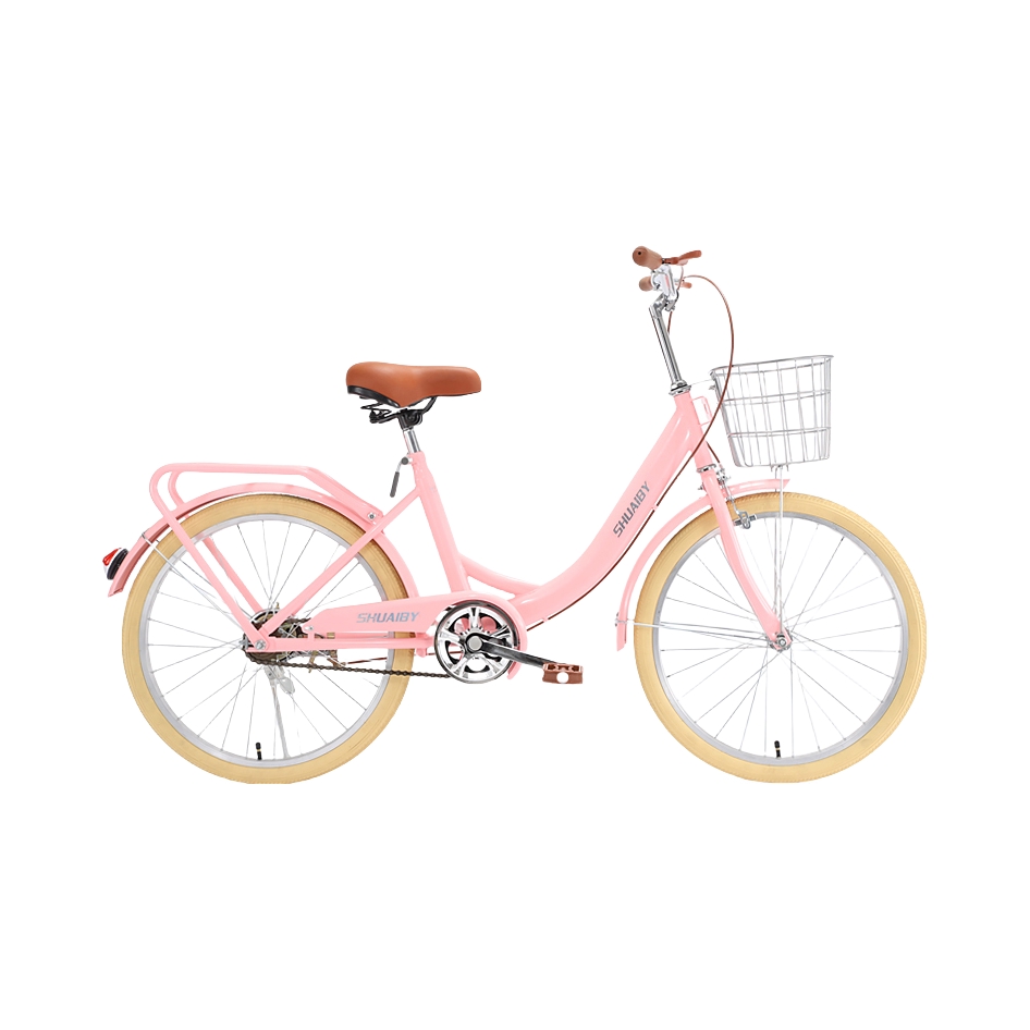 推荐商品：帅贝龙 高碳钢 城市自行车