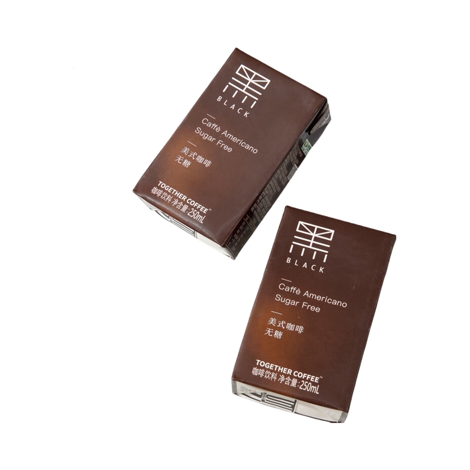 推荐商品：together/牵手 即饮咖啡饮料 250ml 盒装 黑美式咖啡