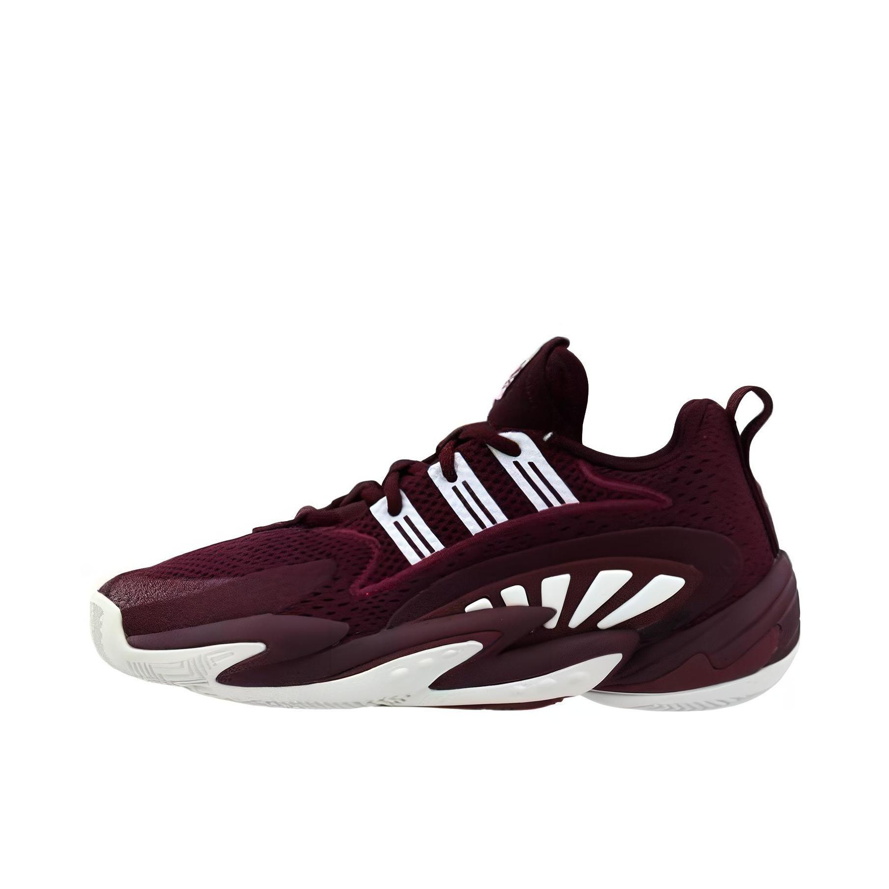 推荐商品：adidas Crazy BYW X 2.0 篮球鞋 实战训练减震回弹防滑耐磨复古 酒红/白色