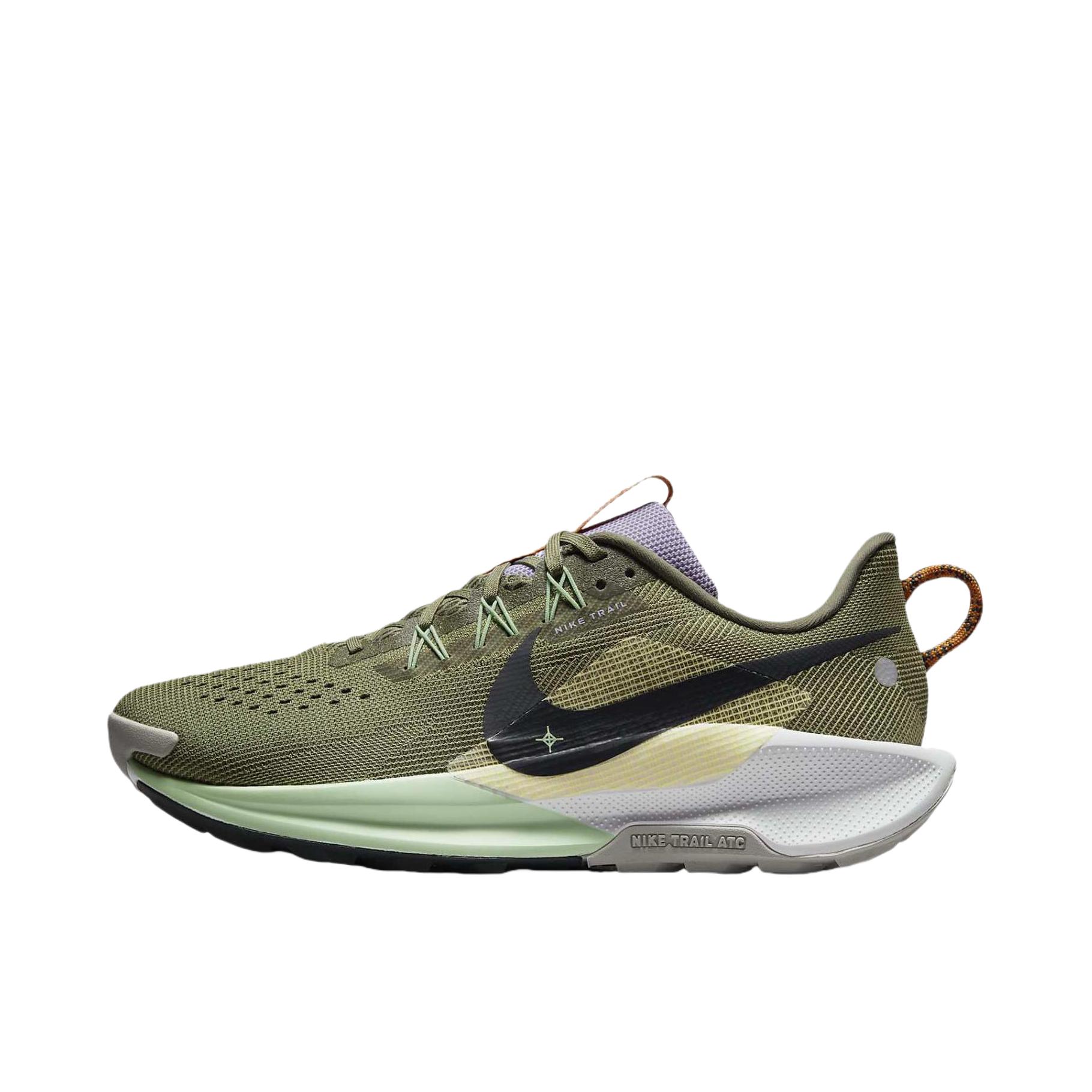 推荐商品：Nike Pegasus Trail 5 跑鞋 越野耐磨防水缓震训练回弹贴合耐用 橄榄绿 