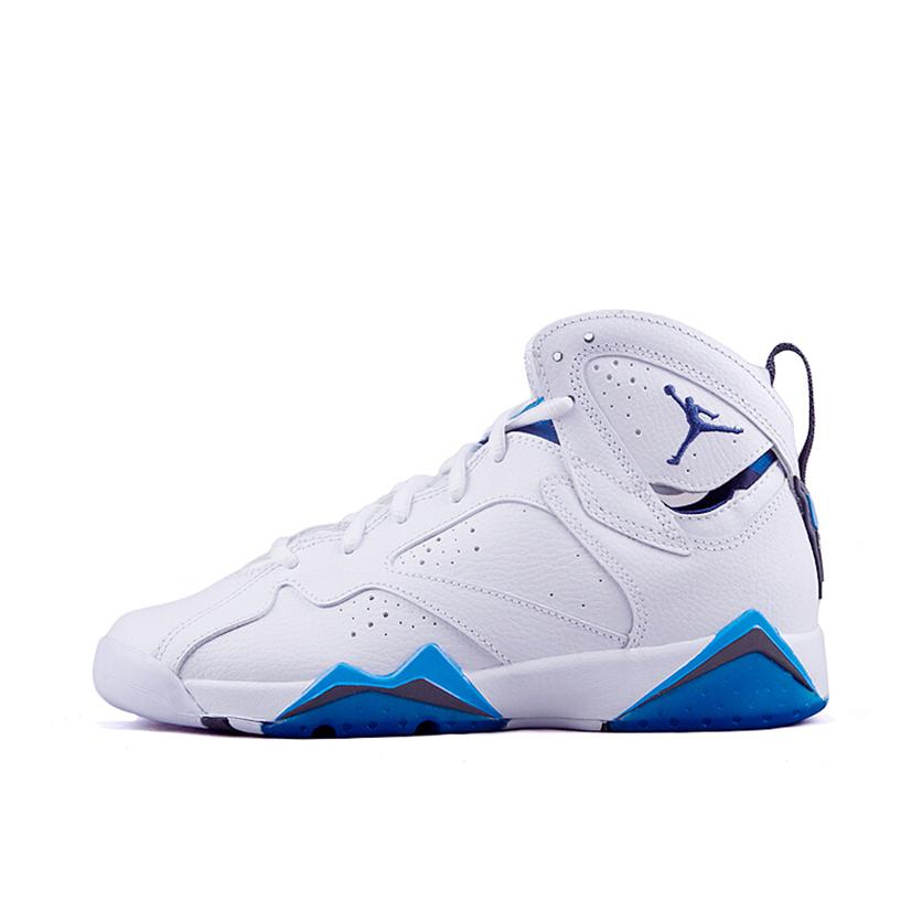 推荐商品：Air Jordan 7 运动休闲鞋 时尚防滑耐磨复古支撑合成革网布潮流 French Blue 2015/法国蓝 