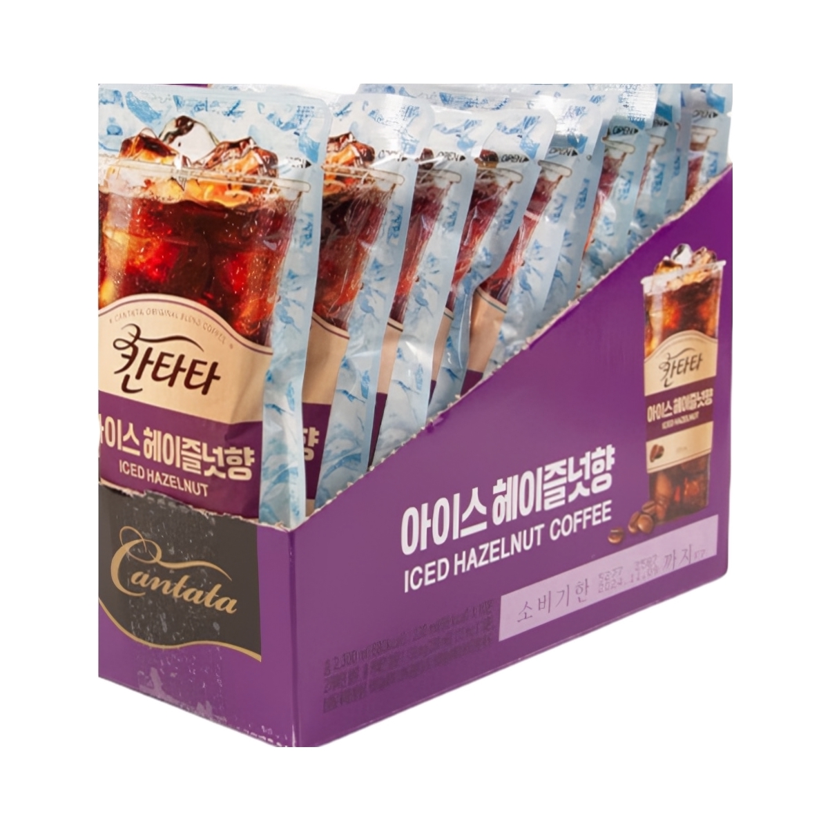 推荐商品：Lotte/乐天 康塔塔即饮冰咖啡 美式黑咖啡 230ML 袋装 榛果味