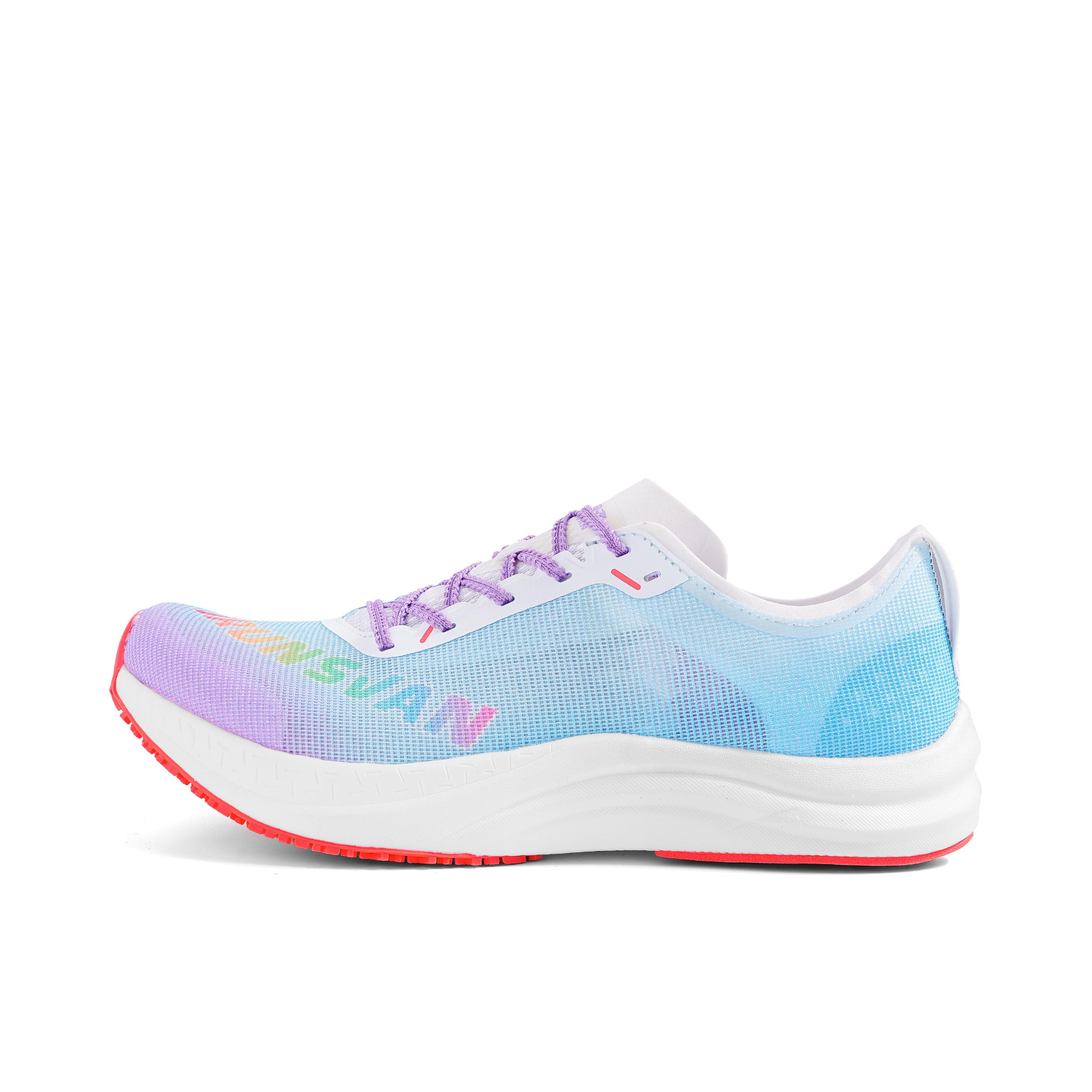 推荐商品：艾跑者 冠绝top1.0 全掌碳板 稳定支撑 减震防滑 尼龙 体考缓震 田径训练 跑鞋 APZ-PX8868053 青出于蓝/紫棠色