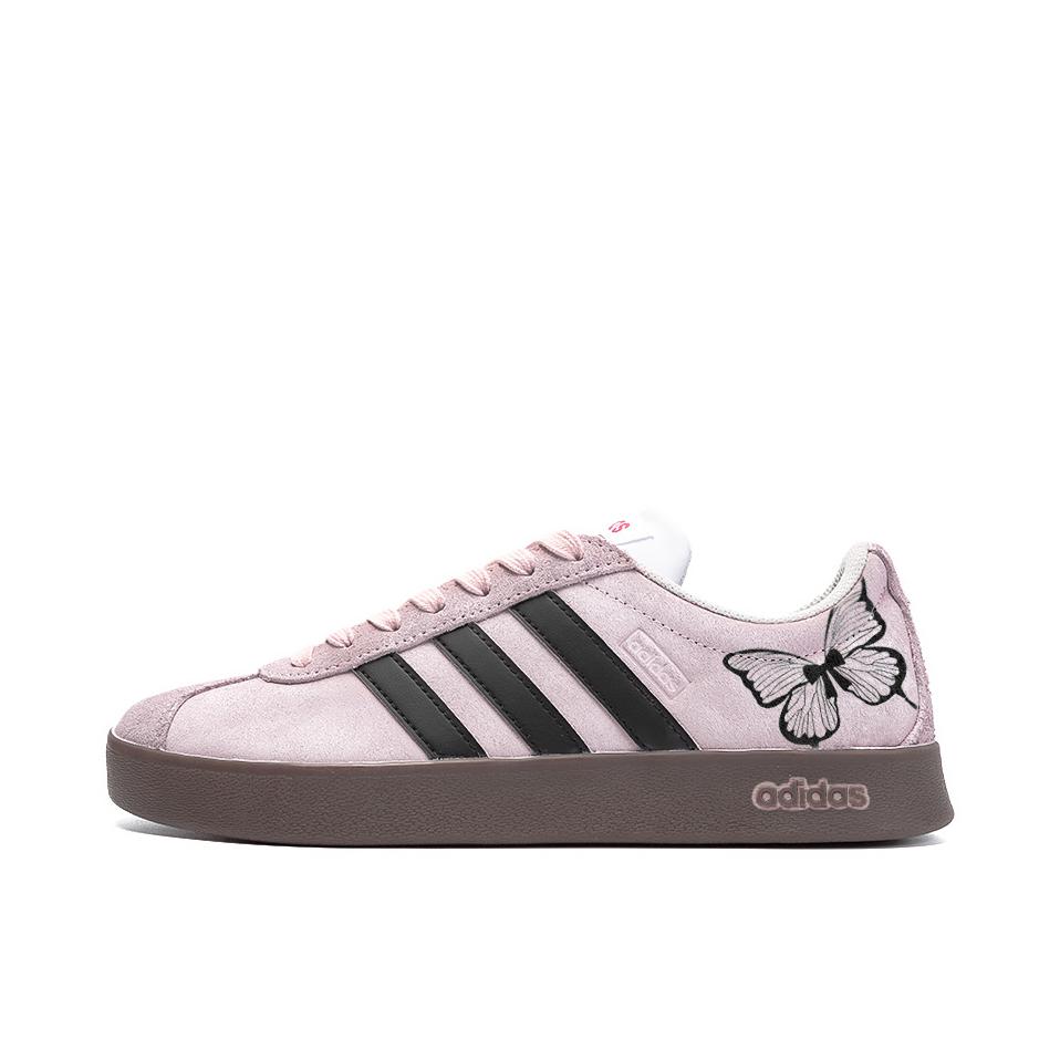 推荐商品：定制款 adidas neo Vl Court 板鞋 减震抗冲击性防水合成革甜酷美式包裹性  玛格丽特 