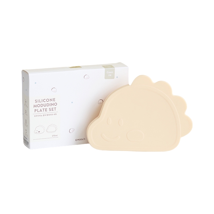 推荐商品：MODUI 儿童铂金硅胶恐龙吸盘碗吸盘式带盖防摔