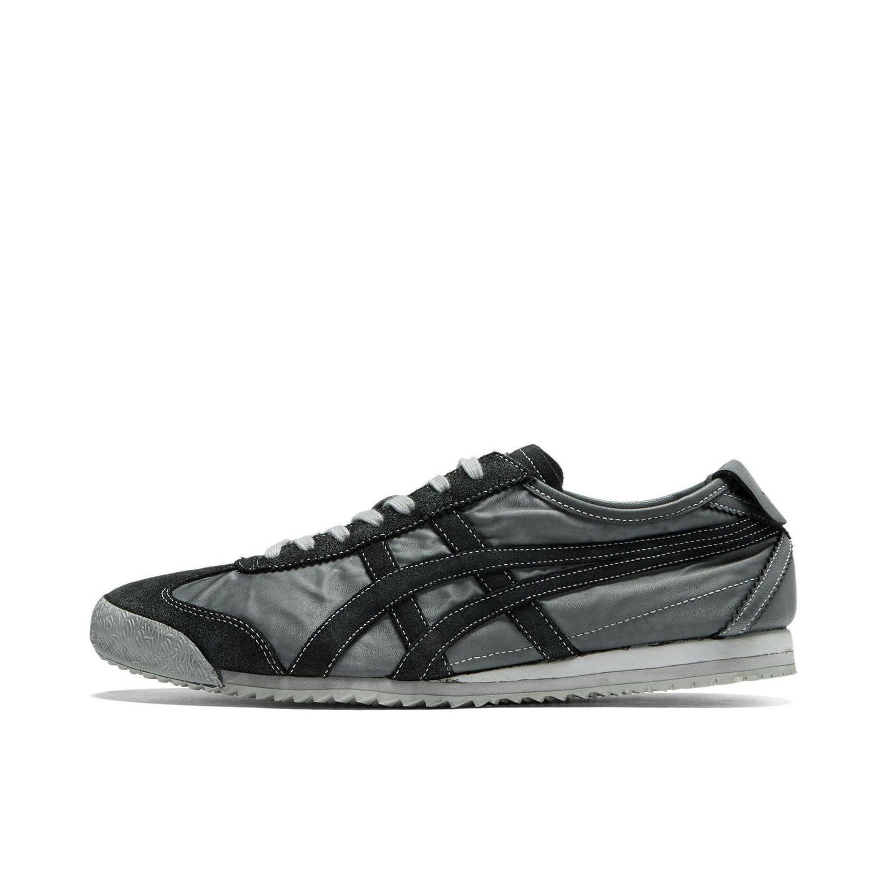 推荐商品：Onitsuka Tiger Mexico 66 德训鞋 运动休闲鞋 复古轻便透气舒适百搭防滑 灰色/黑色
