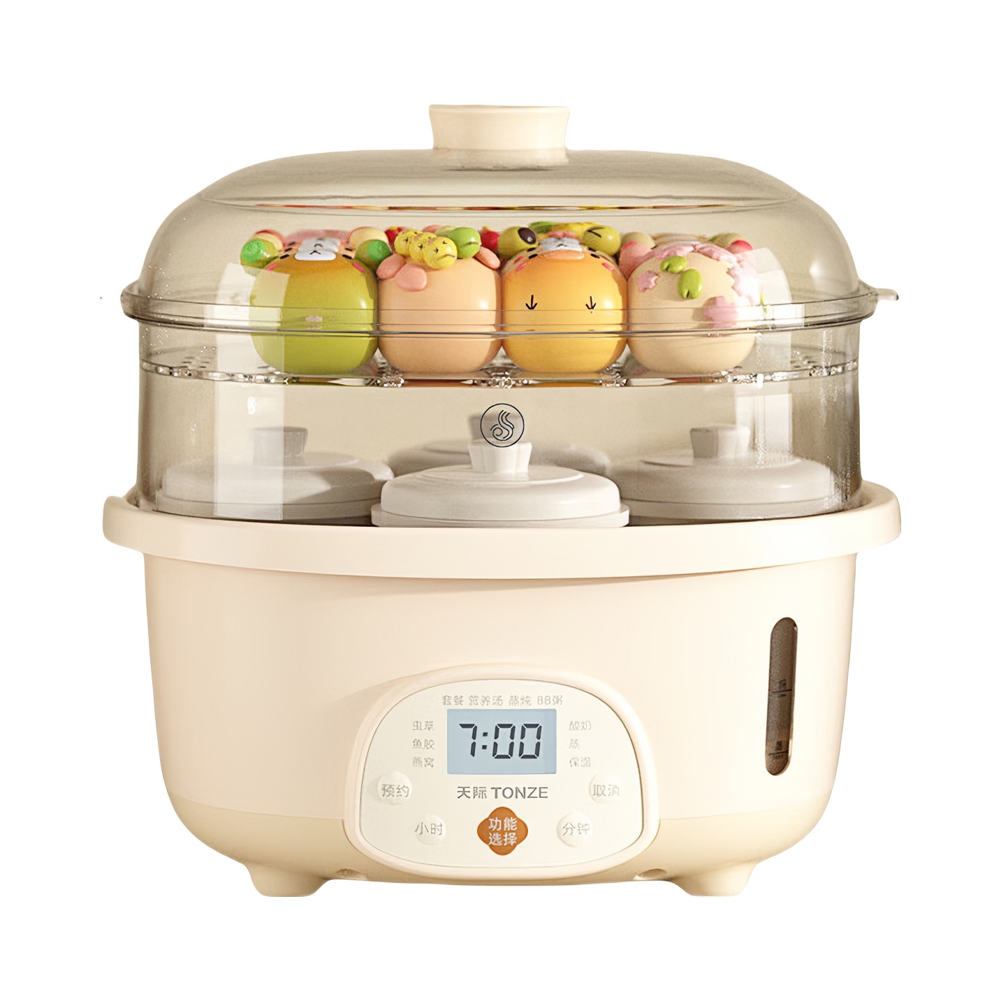 推荐商品：TONZE/天际 2.5L 电炖锅 隔水炖盅 预约定时 防干烧