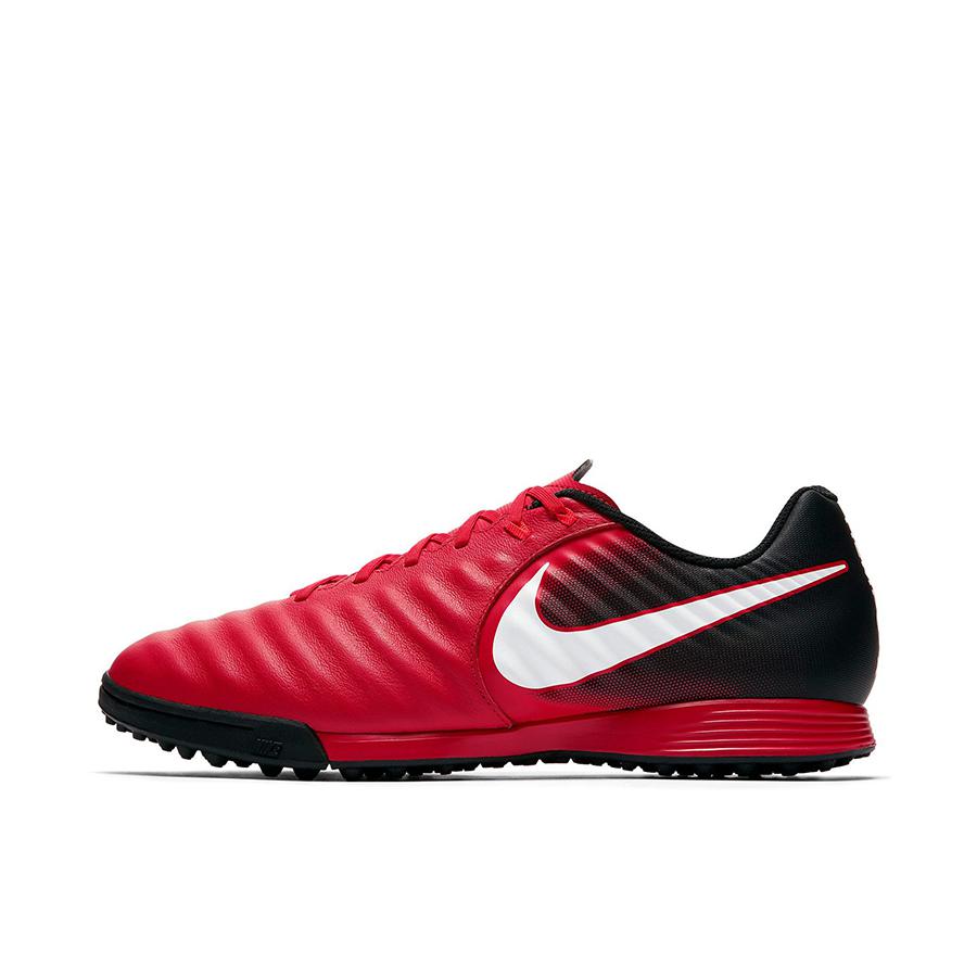 推荐商品：Nike TiempoX Ligera 6 TF 防滑 耐磨 碎钉 胶质 人造草地 足球鞋 Red/Black 暗红色/黑色