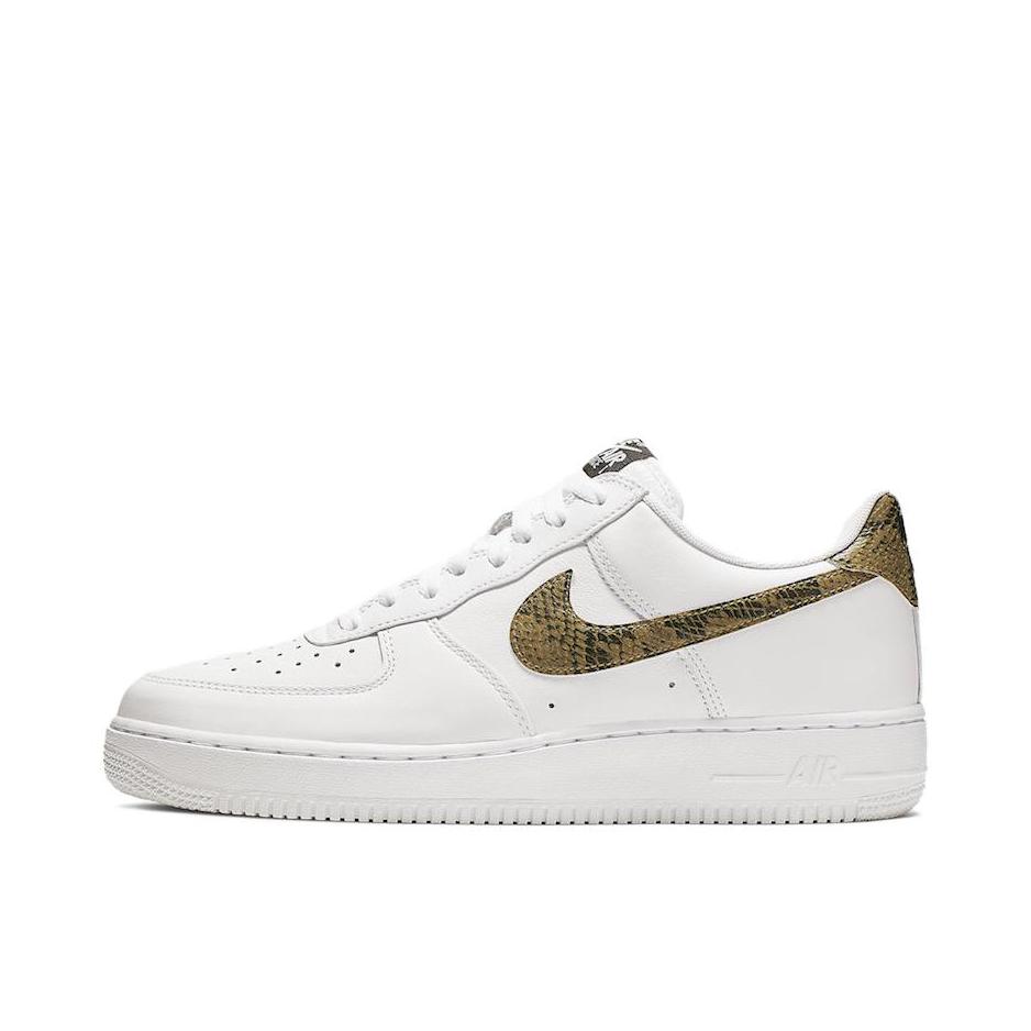 推荐商品：Nike Air Force 1 空军一号 板鞋 轻便舒适百搭耐磨防滑复古 Ivory Snake 低帮/蛇纹