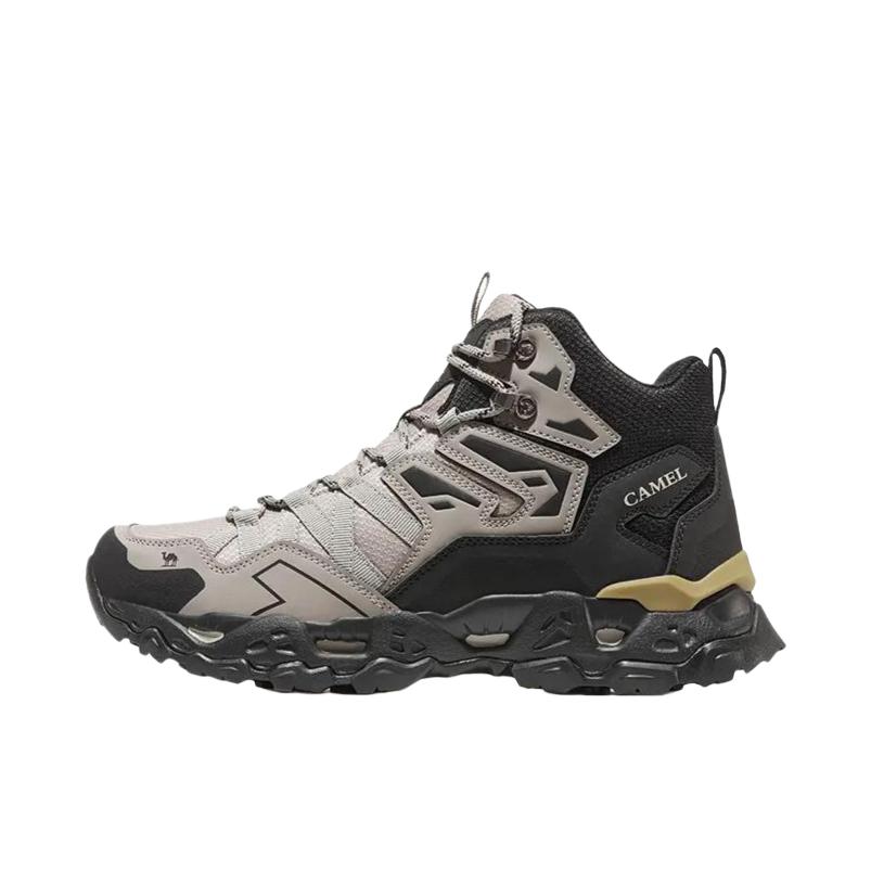 推荐商品：骆驼 防滑耐磨 防水 加绒 越野 登山鞋 户外鞋 灰色/黑色/金色