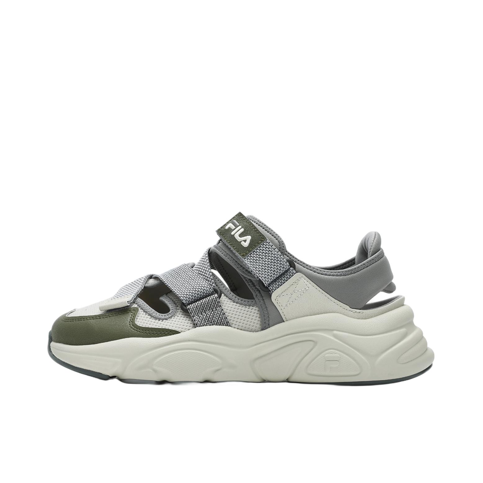 推荐商品：FILA/斐乐 Mars 凉鞋 回弹舒适增高简约透气耐磨时尚沙滩 燕麦色/天空灰