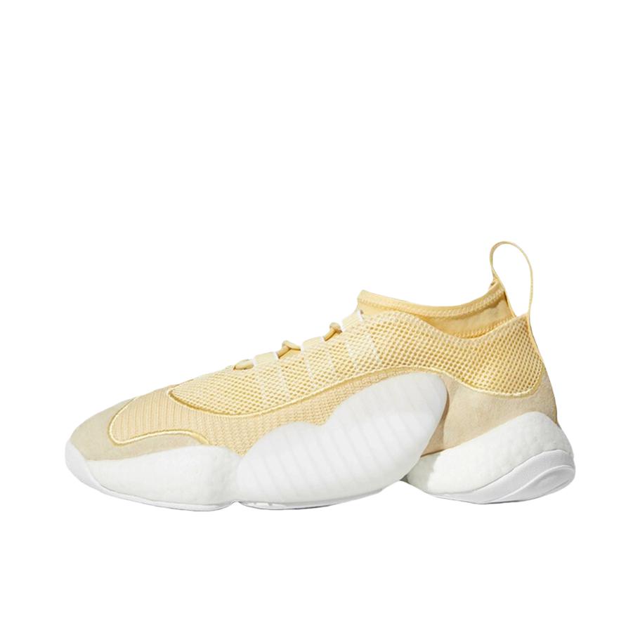 推荐商品：adidas Crazy BYW 2 Boost 运动休闲鞋 舒适缓震防滑圆头时尚百搭实战 White/Yellow 白黄